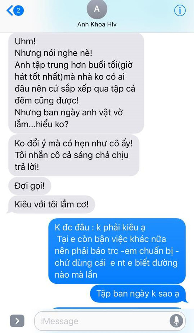 Phạm Lịch tung loạt tin nhắn bằng chứng trong lần cuối lên tiếng về ồn ào với Phạm Anh Khoa Phạm Lịch tung loạt tin nhắn bằng chứng trong lần cuối lên tiếng về ồn ào với Phạm Anh Khoa